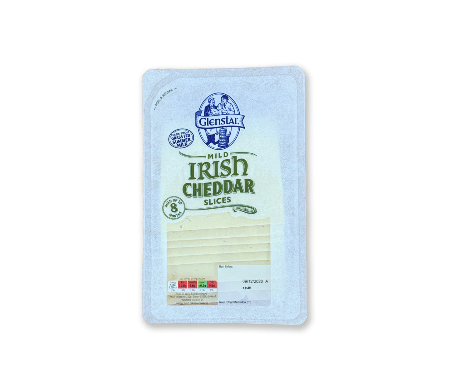 White Mild Irish Cheddar Slices