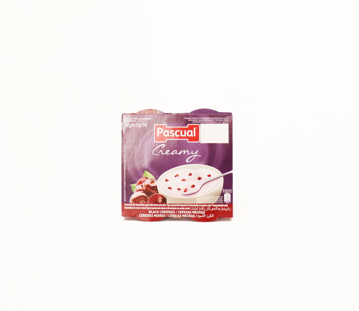 Pascual Thick & Creamy Yogurt with Black Cherries